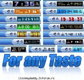 clock tray skins tray skins is the advanced for standard windows tray clock.

* see the time,