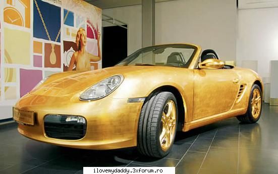 Gold Porsche - Scarface - Auto