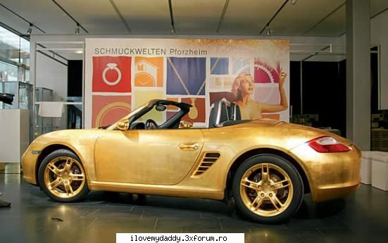 Gold Porsche - Scarface - Auto