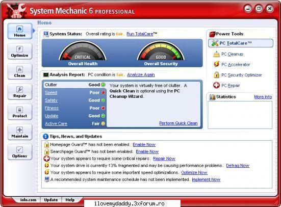 System Mechanic Professional 6.0u - System Mechanic 6 Pro System MechanicÂ® 6 - New Softwarez
